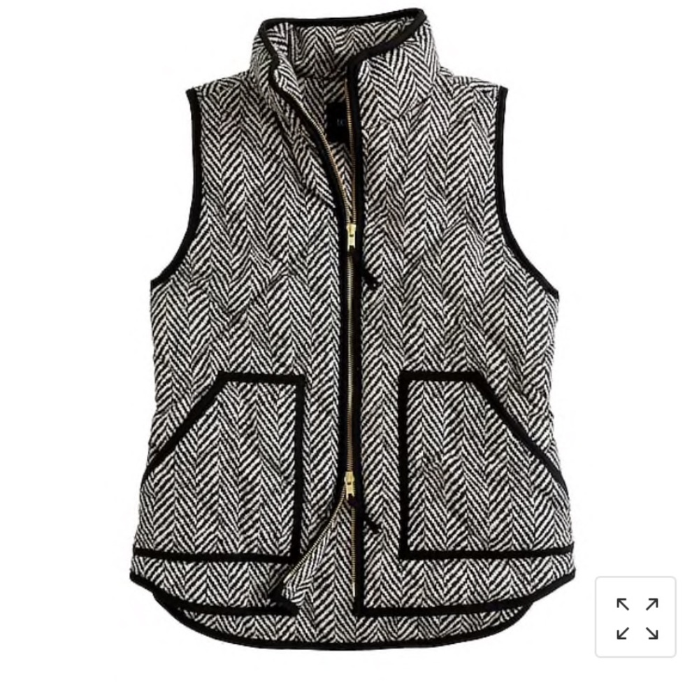 J. Crew herringbone vest
